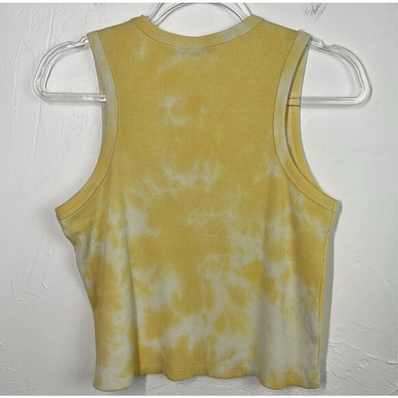 Grateful Dead Rare Yellow‎ Tie Dye Dancing Skeletons Stretch Tank Top Girls XXL - Picture 4 of 6